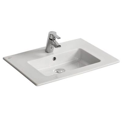Ideal Standard Tempo 600mm Vanity Basin 1 Tap Hole with Overflow - White - E066801