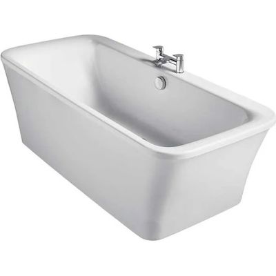Ideal Standard Concept Air 1700x790mm Freestanding Double Ended Bath with Tapdeck - White - E107901 - DISCONTINUED