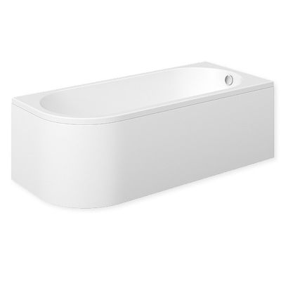 Essential Pimlico 1700mm x 750mm Single Ended Bath Right Hand No Tap Holes