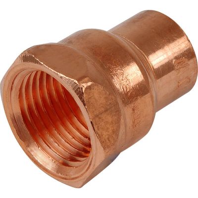 End Feed Straight Female Adapter 15mm x 1/2