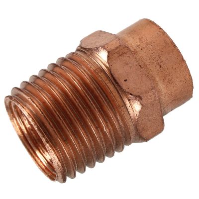 End Feed Straight Male Adapter 22mm x 3/4"