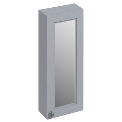 Burlington 300mm One Door Mirror Cabinet - Grey - F3MG