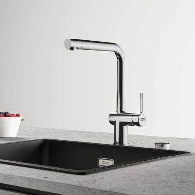 Franke Active L Swivel Spout Kitchen Mixer Tap - Chrome - 115.0653.298