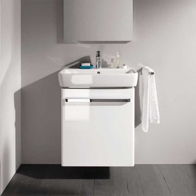 Geberit Selnova Compact Vanity Unit For 550mm Basin - White - 501.614.01.1