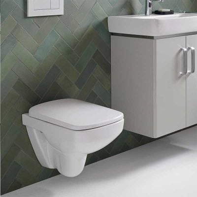 Geberit Selnova Square Toilet Seat & Cover - 500.336.01.1