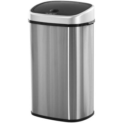 HOMCOM Automatic Sensor Bin 58 Litres - Silver - 851-011 Image