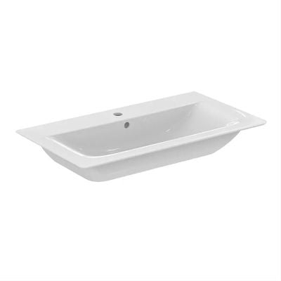 Ideal Standard Connect Air 840mm Vanity Basin With Overflow - White - E027901