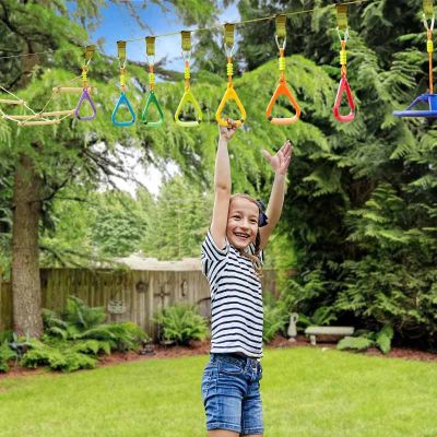 Outsunny Kids Ninja Warrior Obstacle Course - 344-046