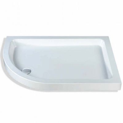 MX Classic Offset Quadrant Gel Coated Left Hand Shower Tray 900mm x 800mm - TNM - DISCONTINUED