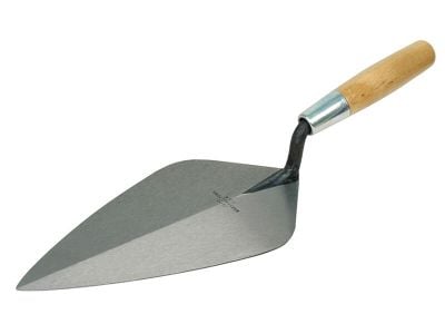 Marshalltown 34 Wide London Pattern Brick Trowel - Wooden Handle 12in - M/T3412