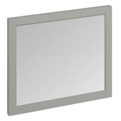 Burlington 900 x 750mm Bathroom Framed Mirror - Grey - M9OG