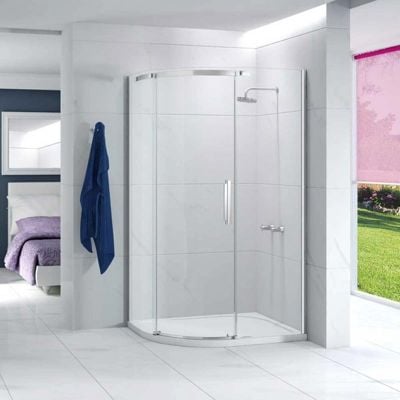 Merlyn Ionic Essence 1 Door Offset Quadrant Shower Enclosure 1200 x 900mm Left Hand - A0101KH