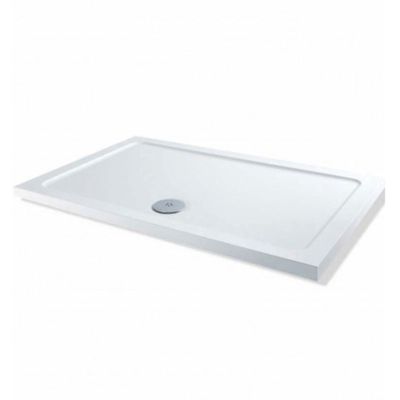 MX DucoStone Rectangular Shower Tray 1500x900mm - White - XPW