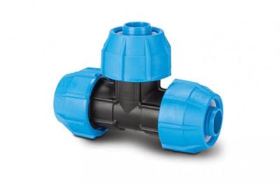Polypipe Barrier Pipe Fitting 25mm Polyguard plastic equal tee - BWMPGF40225