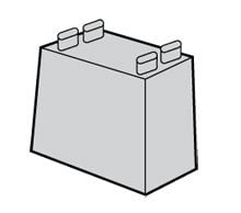 Polyplumb 15mm Pipe Clip Spacer (Polypropylene) - Pack Of 20 - PB2415
