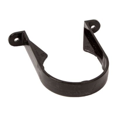 Polypipe 68mm Round Downpipe Bracket Black