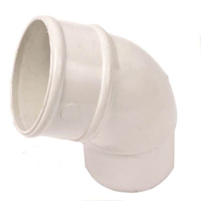 Polypipe 68mm Round Downpipe Bend White