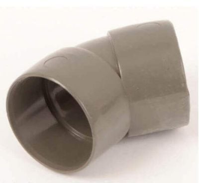 Polypipe Grey 40mm 45 Deg ABS Obtuse Bend WS18