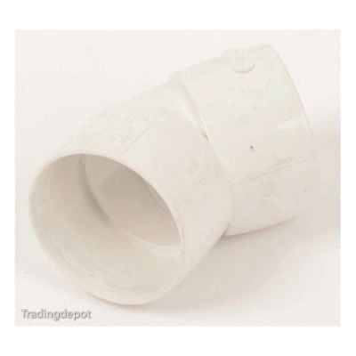 Polypipe White 40mm 45 Deg ABS Obtuse Bend WS18