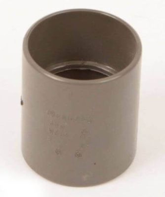 Polypipe Grey 32mm ABS Straight Coupling WS25