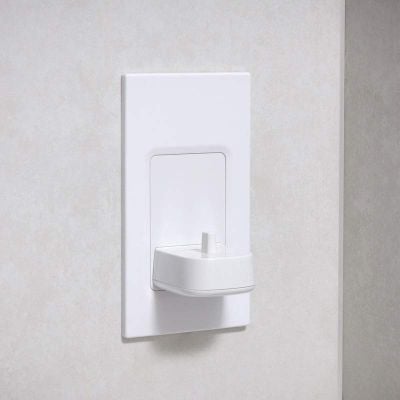 ProofVision In-Wall Electric Toothbrush Charger - White - PV10P