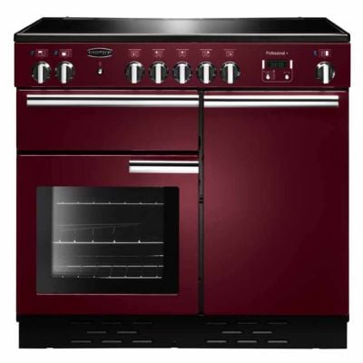 Rangemaster Professional+ 100 Electric Range Cooker Cranberry PROP100ECCY/C