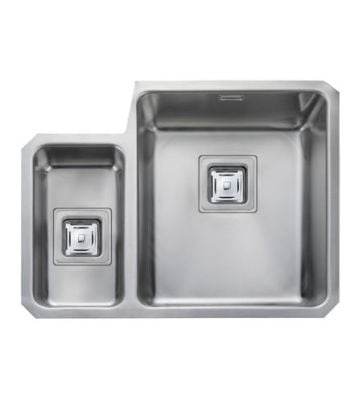 Rangemaster Atlantic Quad 1.3 Bowl Stainless Steel Kitchen Sink - QUB3416L/