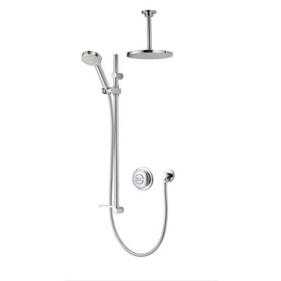 Aqualisa Quartz Digital Concealed Shower, Diverter, HP/Combi - QZD.A1.BV.DVFC.14 - DISCONTINUED