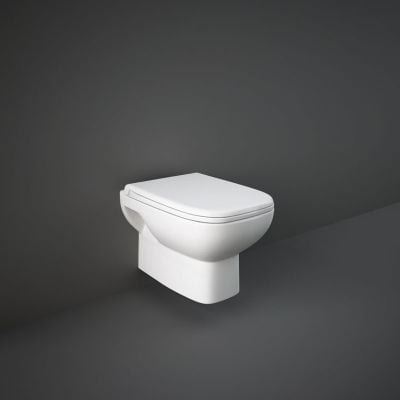 RAK Ceramics Origin Quick Release Soft Close Toilet Seat & Cover - Alpine White - BP0208TB