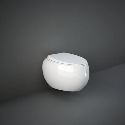 RAK Ceramics Cloud Soft Close Toilet Seat & Cover - Matt White - CLOSC3901500