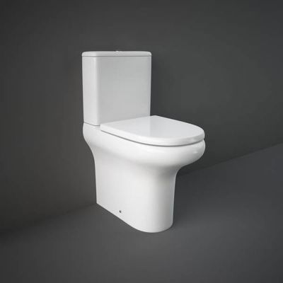 RAK Ceramics Compact Rimless Close Coupled Toilet Pan - Alpine White - CO18AWHA