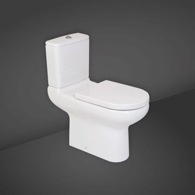 RAK Ceramics Compact Rimless Comfort Height Toilet Pan - Alpine White - CO22AWHA