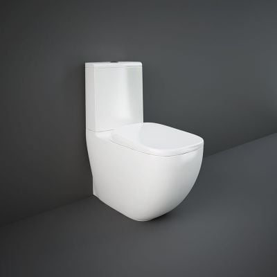RAK Ceramics Illusion Soft Close Toilet Seat & Cover - Gloss White - ILLSC3901WH
