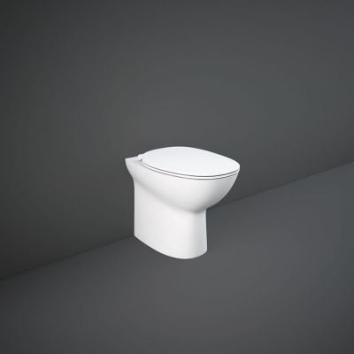 RAK Ceramics Morning Rimless Back to Wall Toilet Pan - White - MORWC1346AWHA