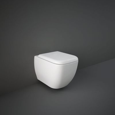RAK Ceramics Metropolitan Wall Hung Toilet Pan - White - MP12AWHA