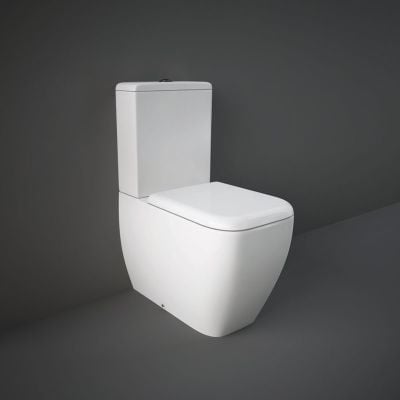 RAK Ceramics Metropolitan Rimless Close Coupled Toilet Pan - Alpine White - MP29AWHA