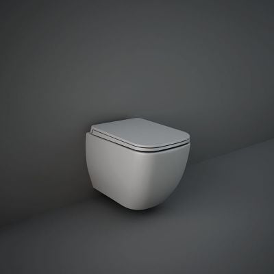 RAK Ceramics Feeling Soft Close Toilet Seat & Cover - Matt Grey - MPSC3901503