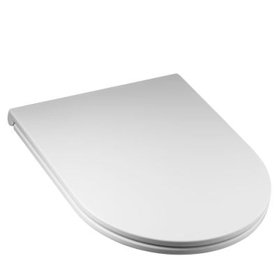 RAK Ceramics Resort Maxi Quick Release Slimline Soft Close Toilet Seat & Cover - White - RAKSEAT013
