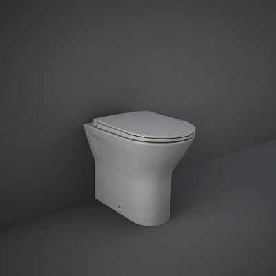 RAK Ceramics Feeling Rimless Back to Wall Toilet Pan - Matt Grey - RST19503A
