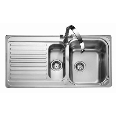 Rangemaster Sedona 1.5 Bowl Stainless Steel Kitchen Sink - SD9852/