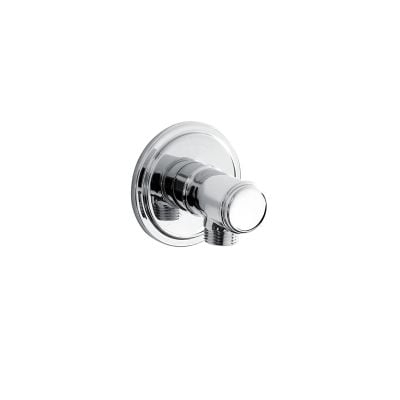 Bristan Traditional Round Shower Wall Outlet - Chrome - TDARM WORD03 C