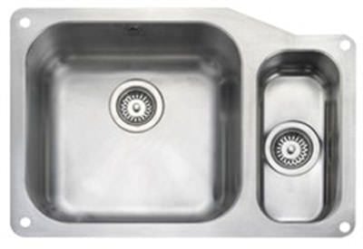 Rangemaster Atlantic Classic 1.5 Bowl Stainless Steel Kitchen Sink - UB4015R/