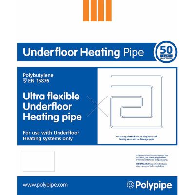 Polyplumb Flexible Underfloor Heating Pipe 15mm x 500m - UFH50015B