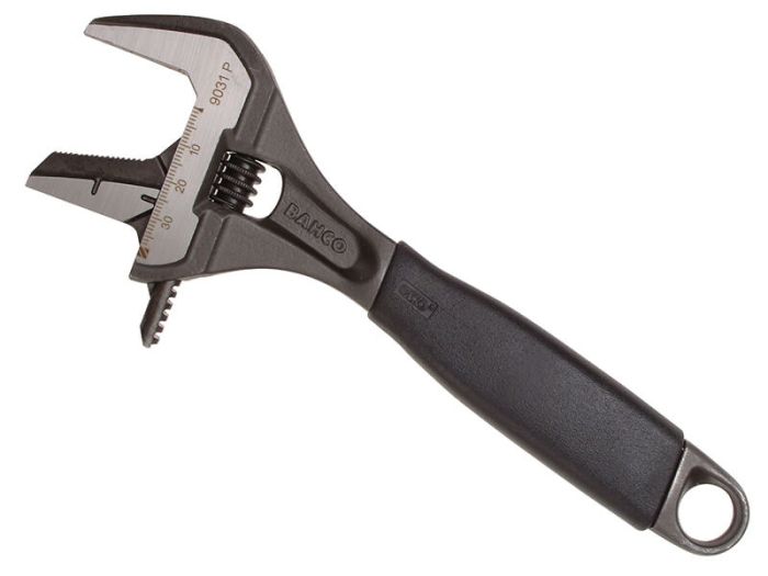 Bahco Bahco 8in 9031P Black ERGO™ Adjustable Wrench 200mm 7314150187539 