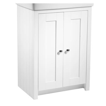 Priano Bathroom Sink Cabinet Under Basin Unit Cupboard Storage Furniture  Grey